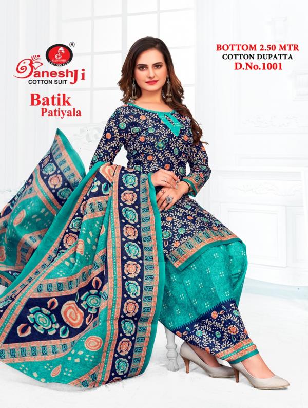 Ganeshji Batik Patiyala Vol-1 - Readymade Suits Collection